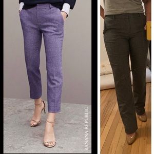 Banana Republic Sky Grey flannel pants - Sz 2